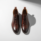 Jim - Men's Lace-Up Leather Chukka Boots