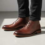 Jim - Men's Lace-Up Leather Chukka Boots
