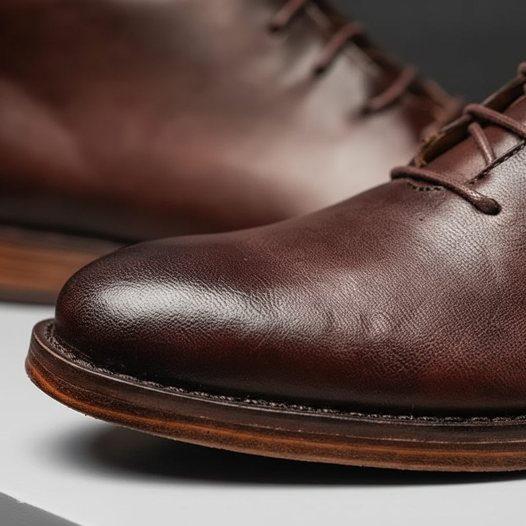 Jim - Men's Lace-Up Leather Chukka Boots