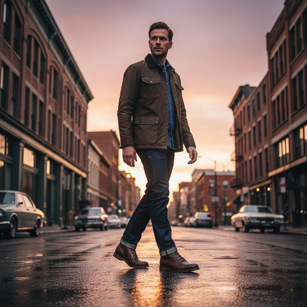 Jim - Men's Lace-Up Leather Chukka Boots