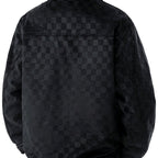 John - Men's Checkered Suede Blazer Jacket 6