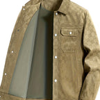 John - Men's Checkered Suede Blazer Jacket 8