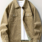 John - Men's Checkered Suede Blazer Jacket 9