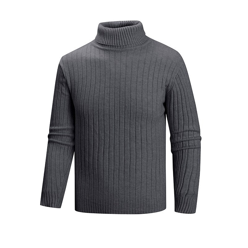 Jonathan - Men's Slim Ribbed Turtleneck Sweater 4