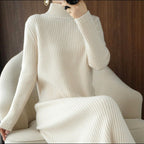 Jora - Women’s Ribbed Knit Slim Fit Sweater Dress 3