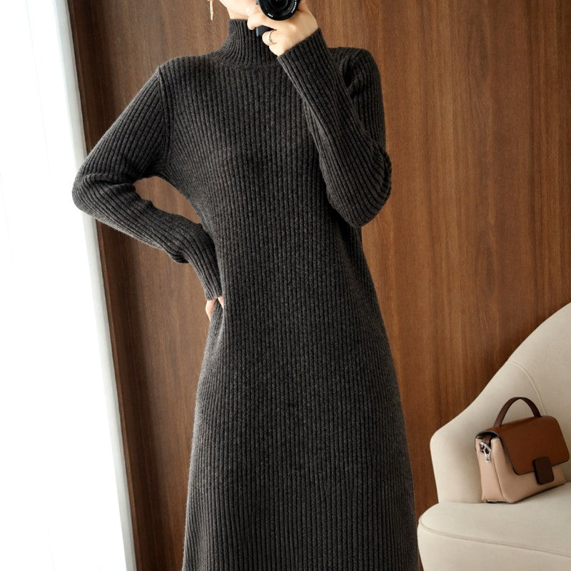 Jora - Women’s Ribbed Knit Slim Fit Sweater Dress 6