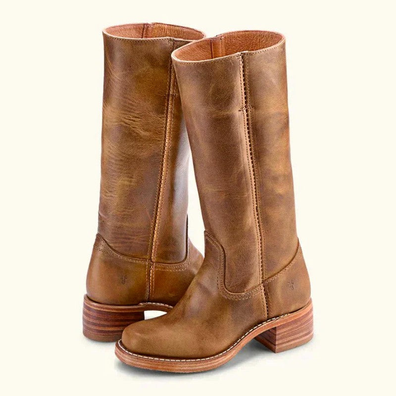 Jora - Women's Knee-High Side Zip Boots
