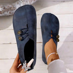 Josephine - Women's Elastic Lacing Slip-On Loafers