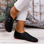 Josephine - Women's Elastic Lacing Slip-On Loafers