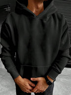 Joshua - Men's Pullover Hoodie with Kangaroo Pocket