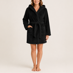 Juniper - Women's Plush Fleece Wrap Robe with Hood