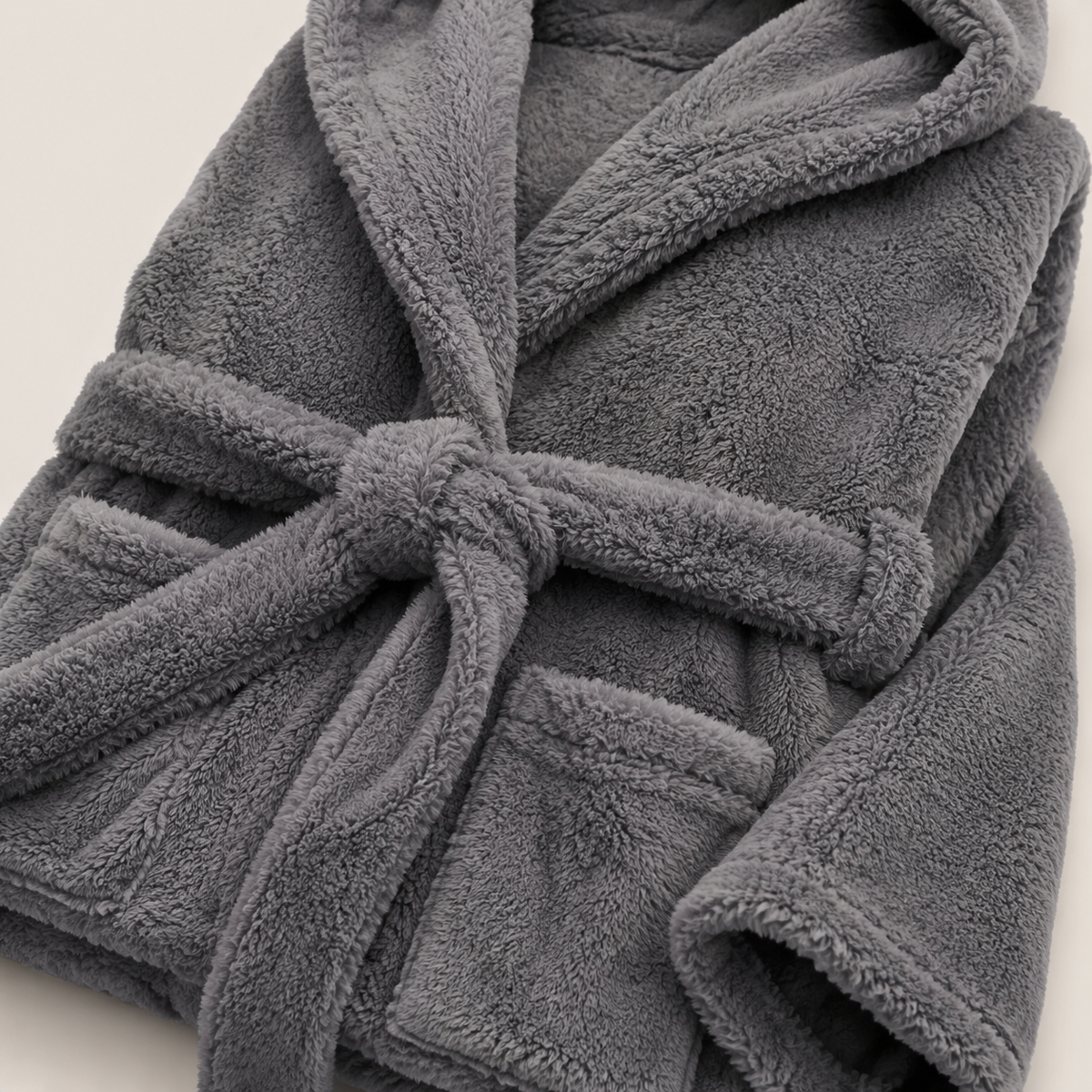 Juniper - Women's Plush Fleece Wrap Robe with Hood