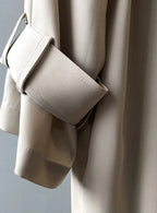 Katalina - Women's Long Double-Breasted Trench Coat 
