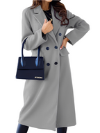 Kayla - Women's Classic Double-Breasted Wool Coat