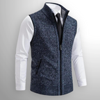 Kellan - Men's Zip Knit Vest