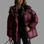 Kesha - Women's Hooded Cinched Puffer Jacket 9