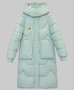Kimber - Women's Zip Front Long Puffer Coat