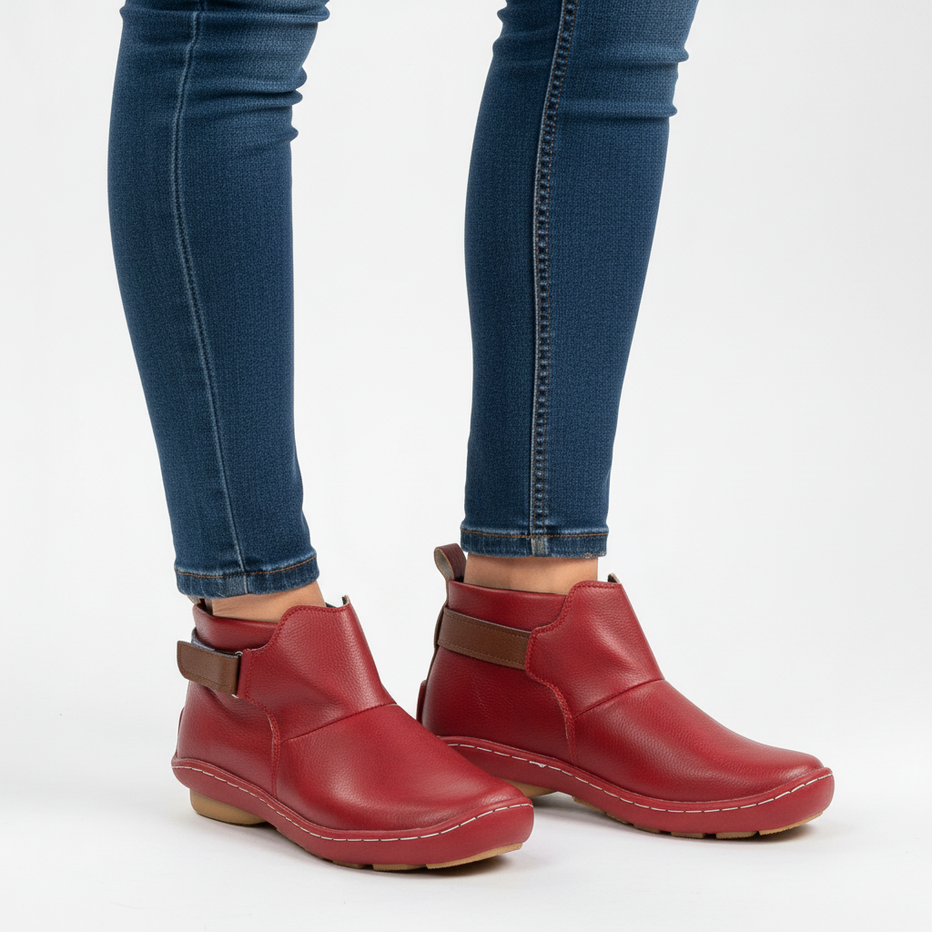 Leah - Women's Classic Leather Ankle Boots