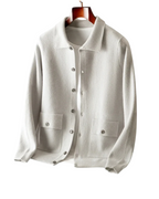 Lennart - Men's Button-Front Merino Cardigan