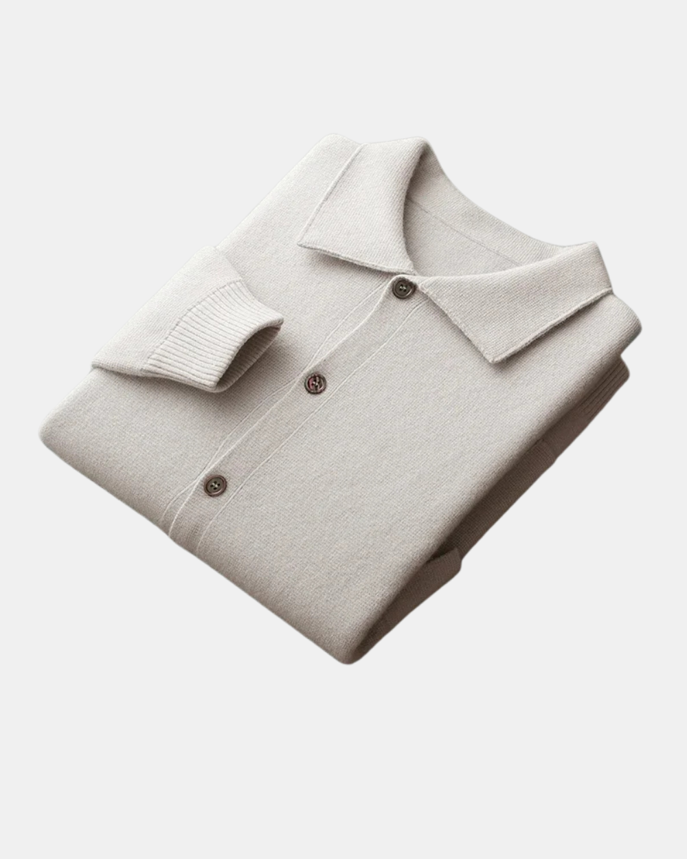 Lennart - Men's Button-Front Merino Cardigan