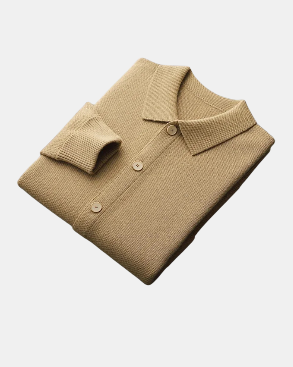 Lennart - Men's Button-Front Merino Cardigan
