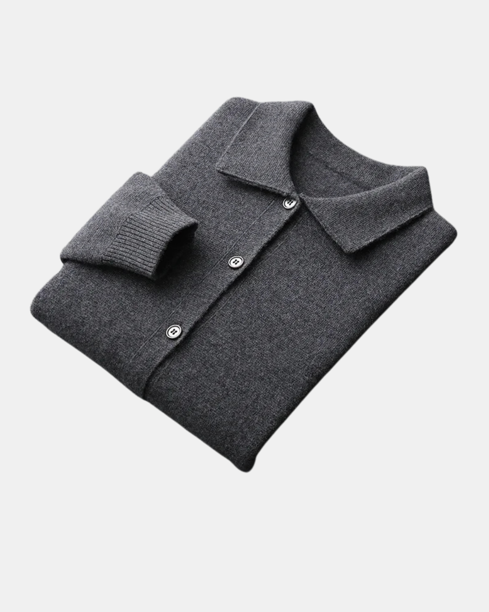 Lennart - Men's Button-Front Merino Cardigan
