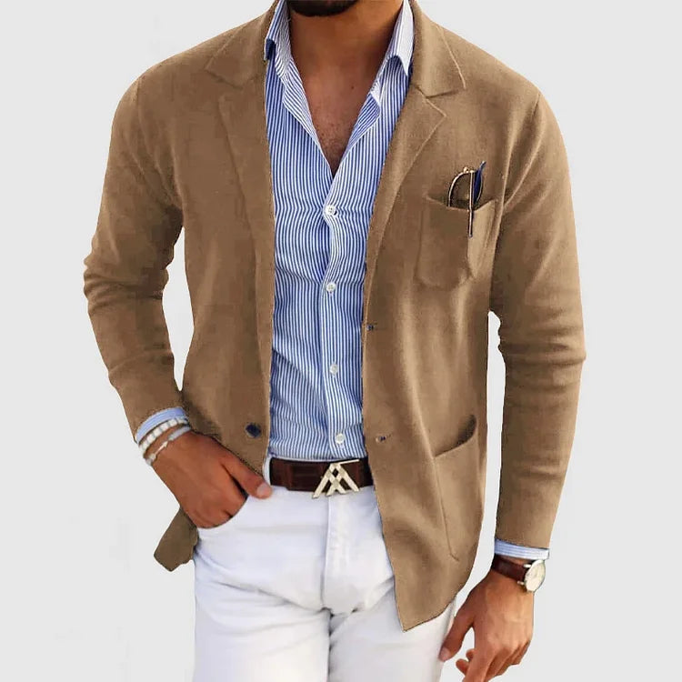 Lucas - Men's Knit Blazer