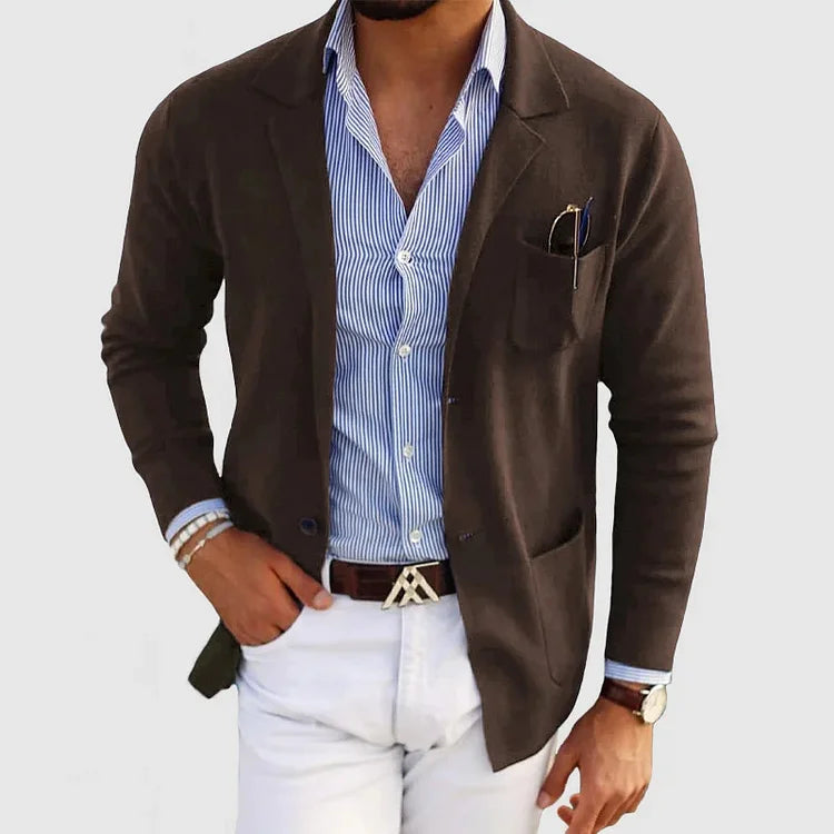 Lucas - Men's Knit Blazer