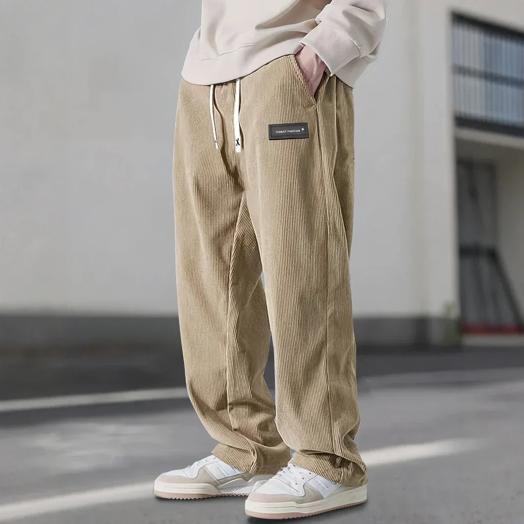 Lucian - Men's Corduroy Relaxed Fit Pants