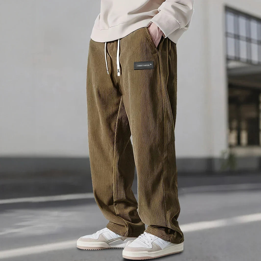Lucian - Men's Corduroy Relaxed Fit Pants