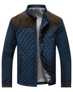Luis - Men's Quilted Colorblock Jacket