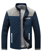 Luis - Men's Quilted Colorblock Jacket