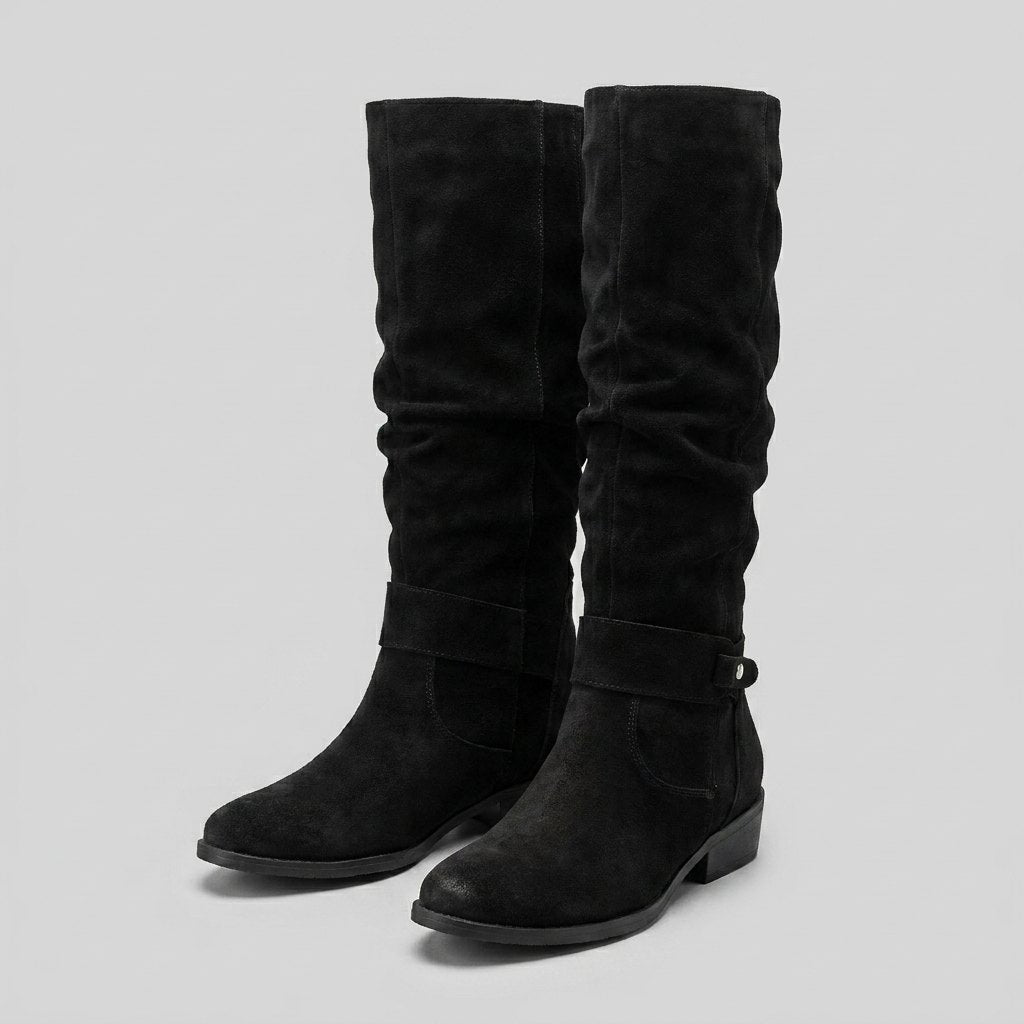 Madeleine - Women's Suede Knee-High Boots