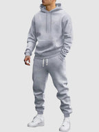 Tobias - Men's Drawstring Hoodie and Jogger Two-Piece Set
