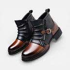 Marcus - Men's Chelsea Buckle Strap Boot