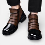 Marcus - Men's Chelsea Buckle Strap Boot