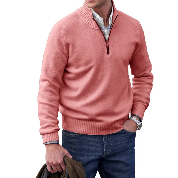 Marcus - Men's Half-Zip Cashmere Pullover