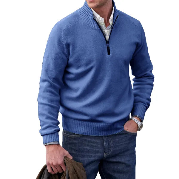 Marcus - Men's Half-Zip Cashmere Pullover