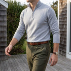 Marcus - Men's Half-Zip Pullover Sweater
