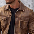 Marcus - Men's Vintage Leather Jacket