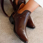 Margery - Women's Pointed-Toe Star-Stud Ankle Boots