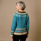 Marguerite - Women's Vintage Fair Isle Cardigan