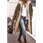 Marlene - Women's Reversible Long Quilted Puffer Coat