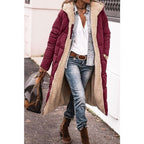 Marlene - Women's Reversible Long Quilted Puffer Coat