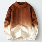 Marlowe - Men's Ombre Gradient Crew Neck Sweater