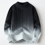 Marlowe - Men's Ombre Gradient Crew Neck Sweater
