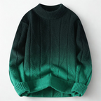 Marlowe - Men's Ombre Gradient Crew Neck Sweater