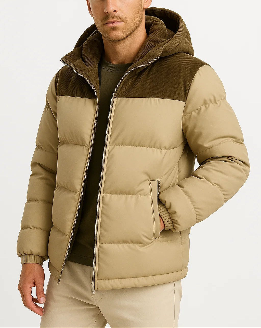 Matteo - Men’s Quilted Hooded Winter Jacket