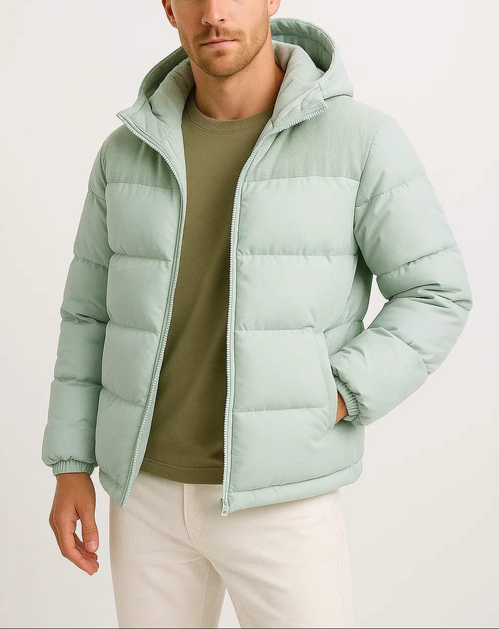 Matteo - Men’s Quilted Hooded Winter Jacket