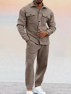 Matthew - Men's Utility Shirt & Jogger Set